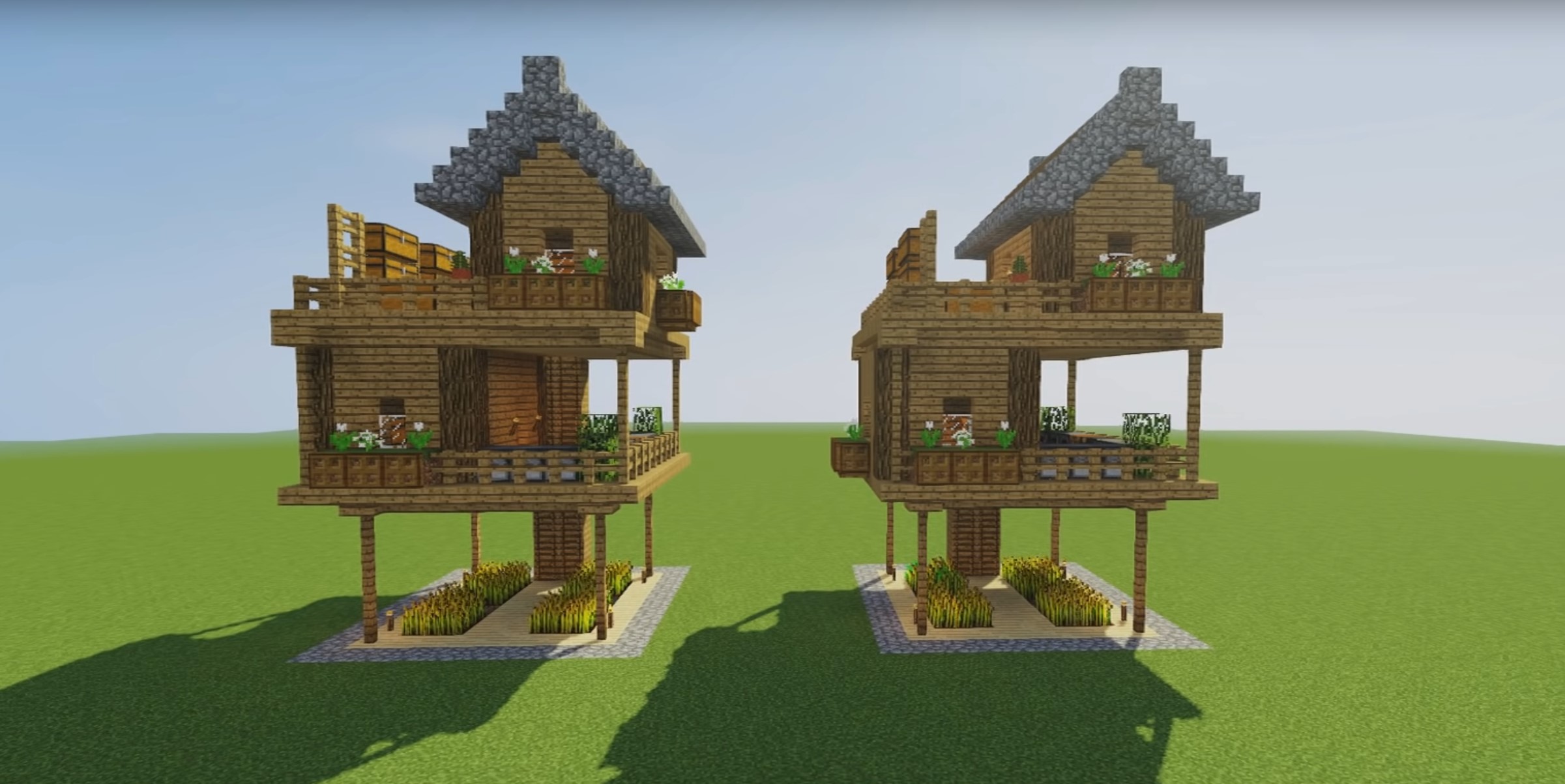 Minecraft Two Player Survival House idea
