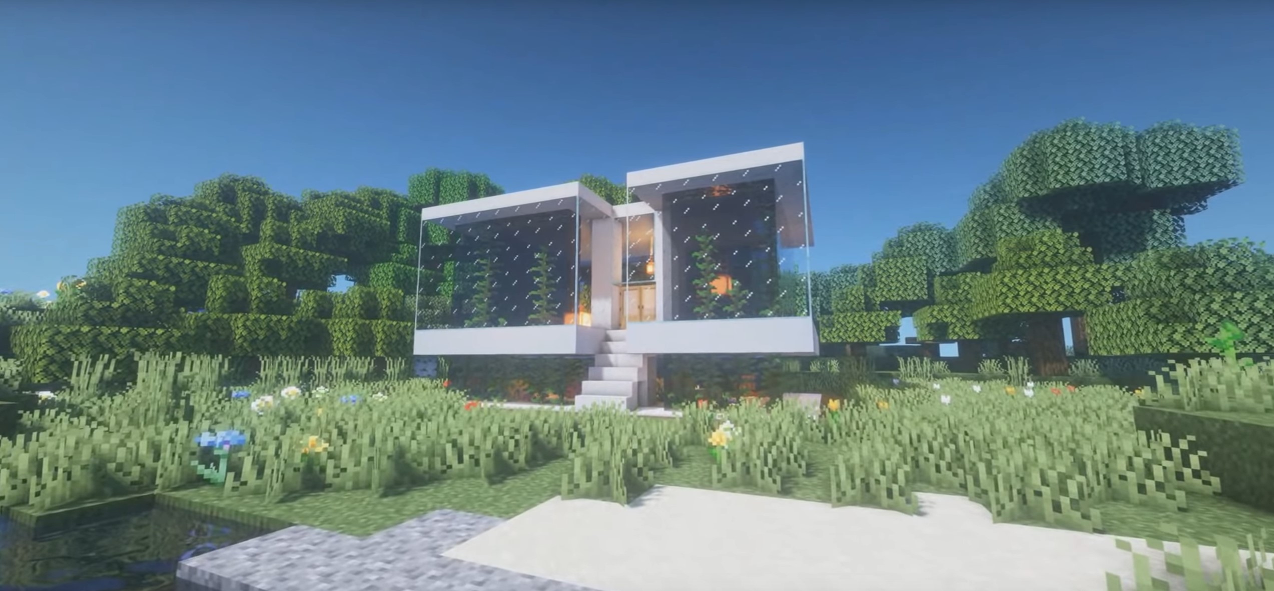 Minecraft Aquarium House idea