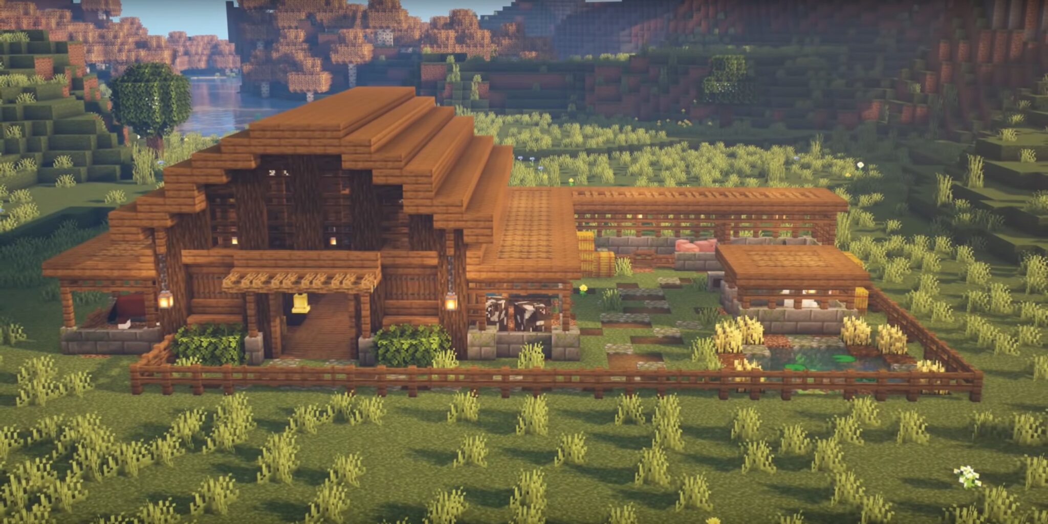Minecraft Barn for Animals Ideas and Design