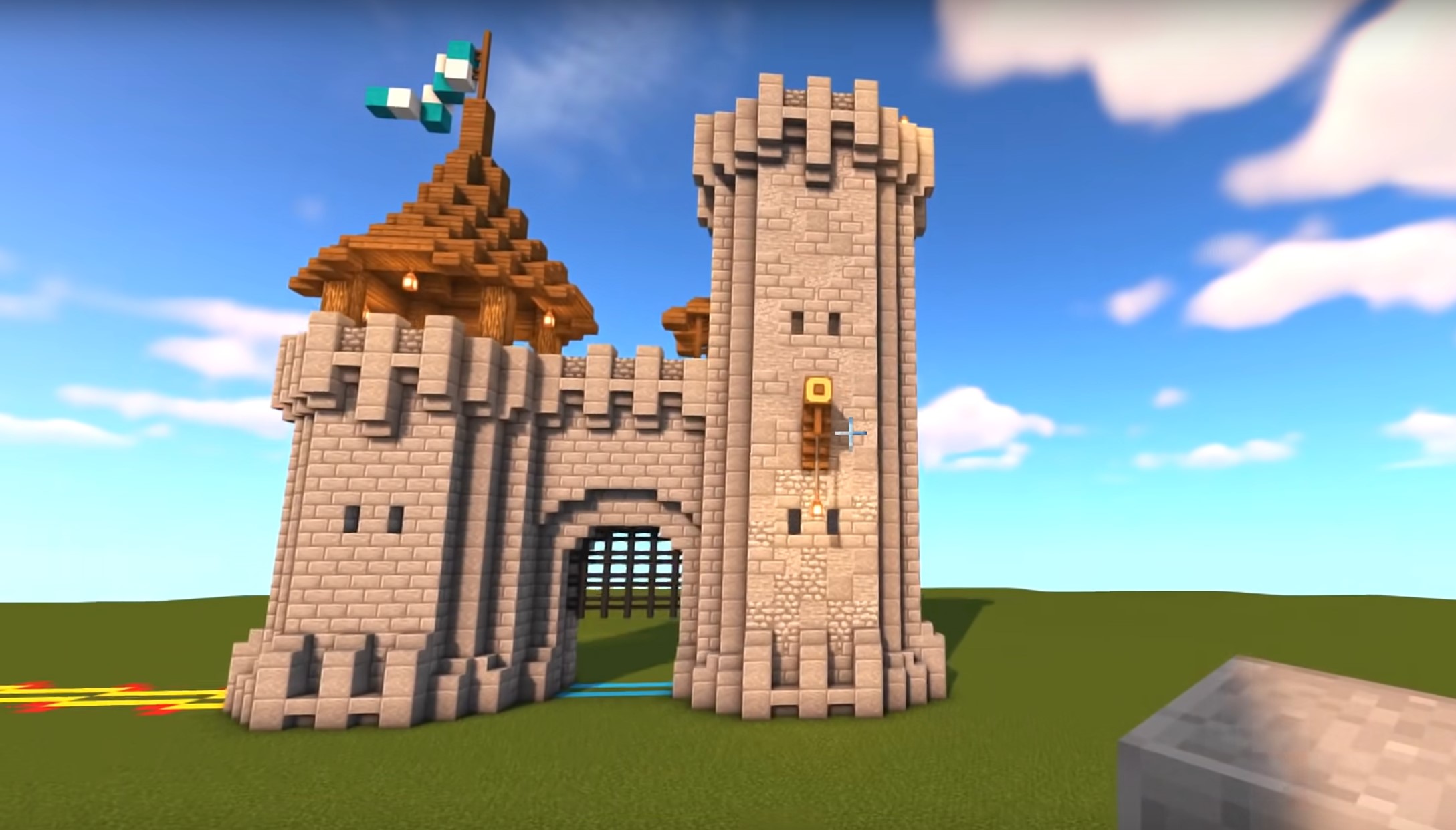Minecraft Castle Gate idea