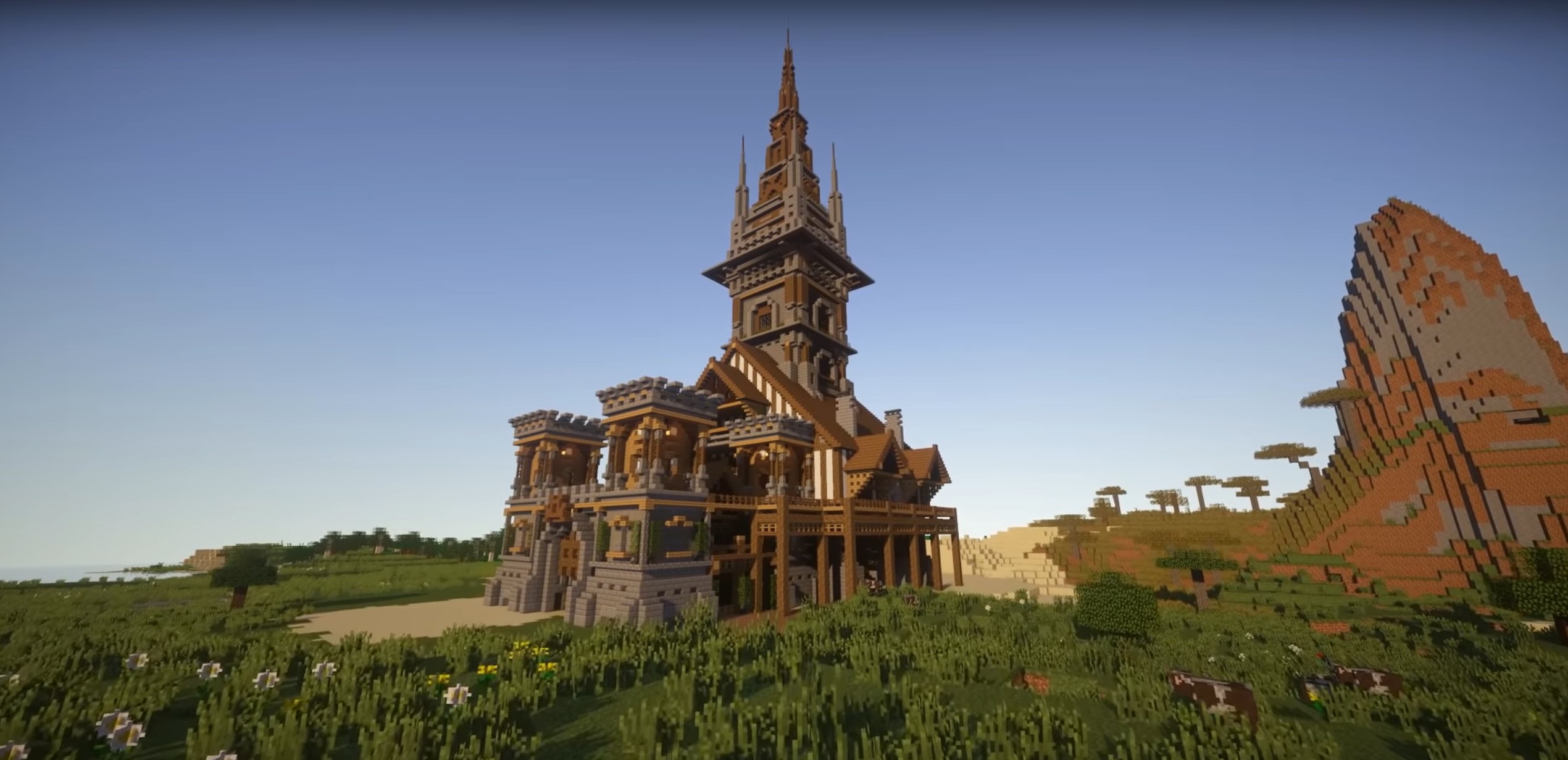Minecraft Cool Medieval Castle idea