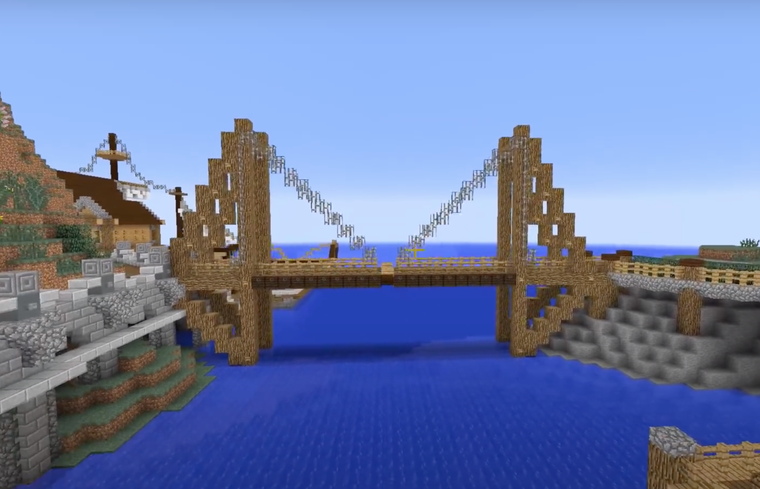 Minecraft Draw Bridge Ideas and Design