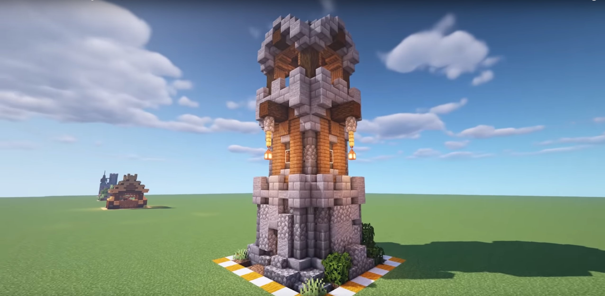 Minecraft 8x8 Enchanting Tower idea