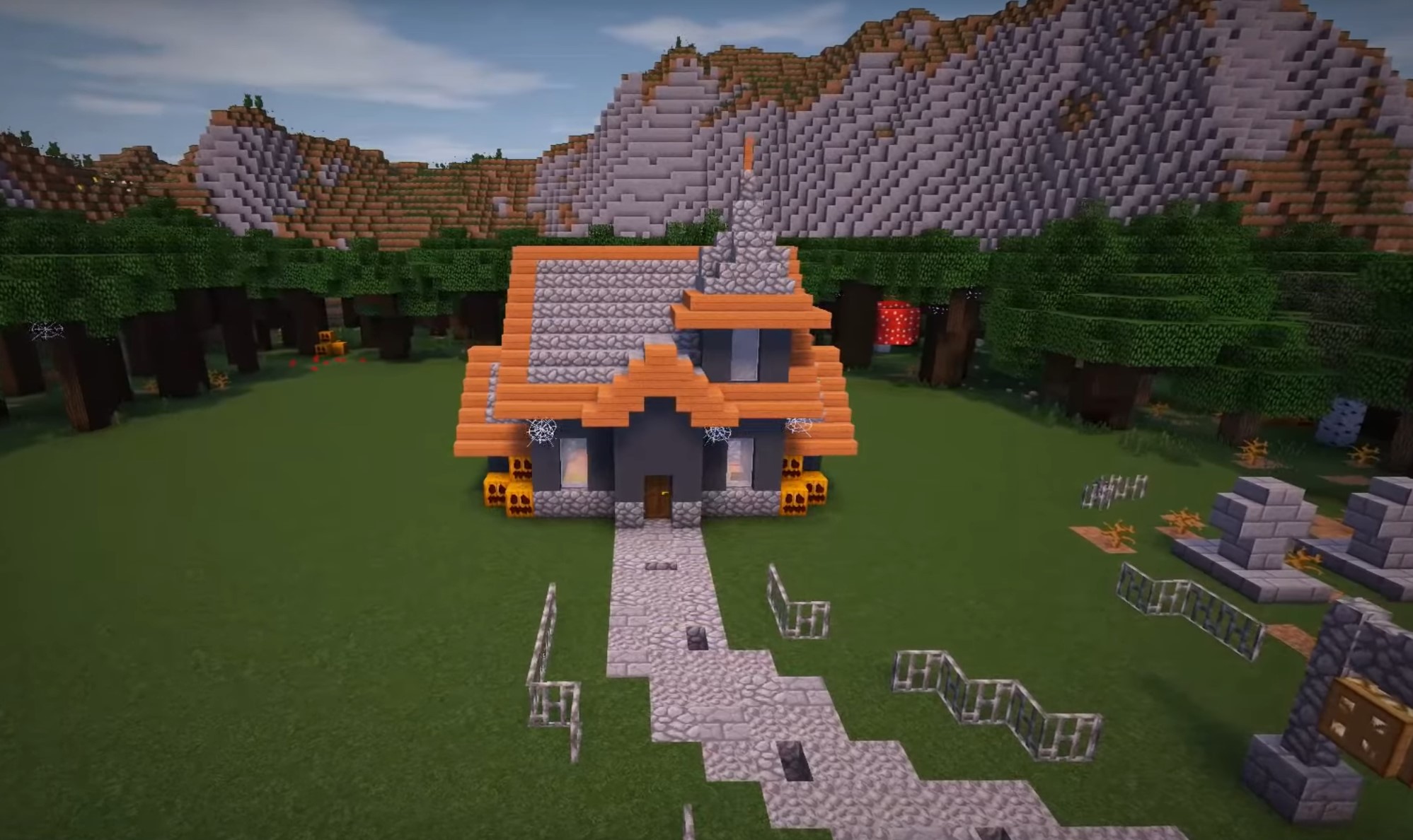Minecraft Haunted Halloween House idea