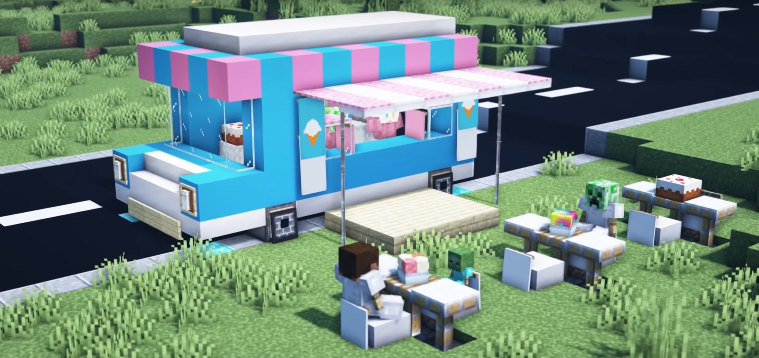 Minecraft Ice Cream Truck idea