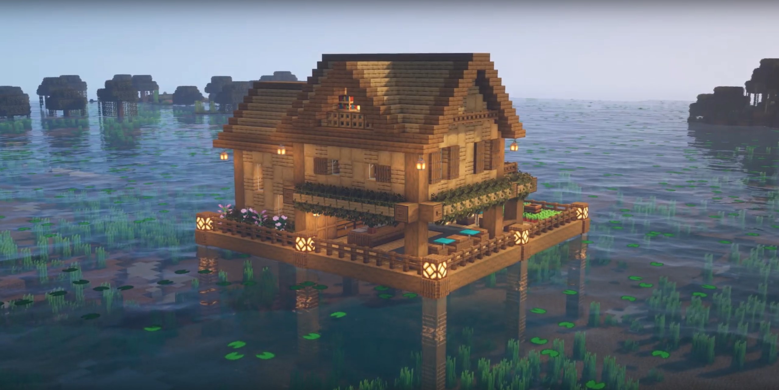 Minecraft Lake House idea