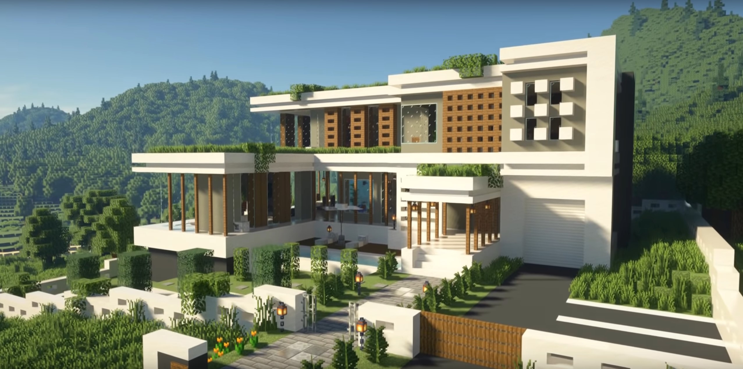 Minecraft Luxury modern house idea