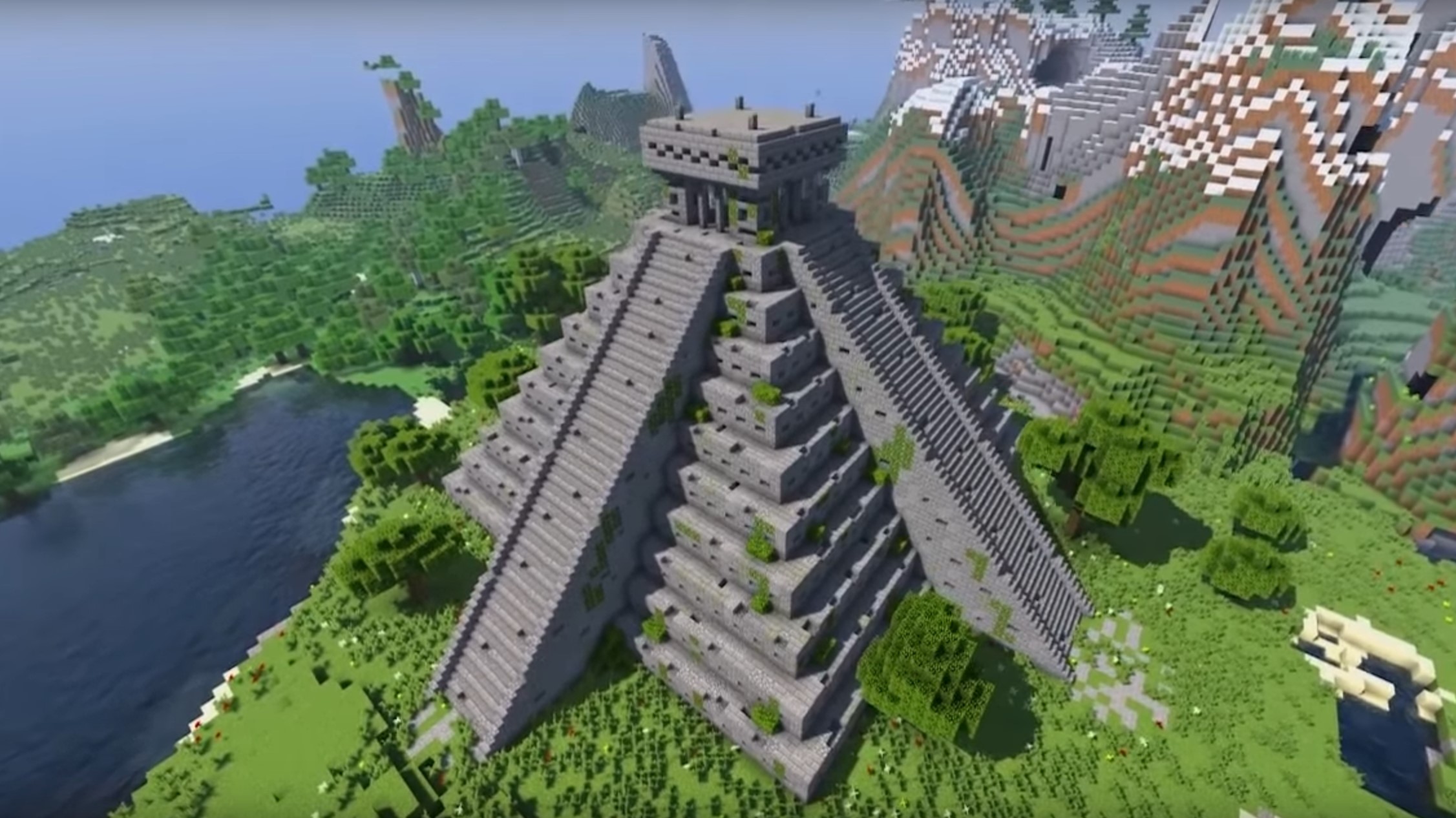 Minecraft Maya Temple idea