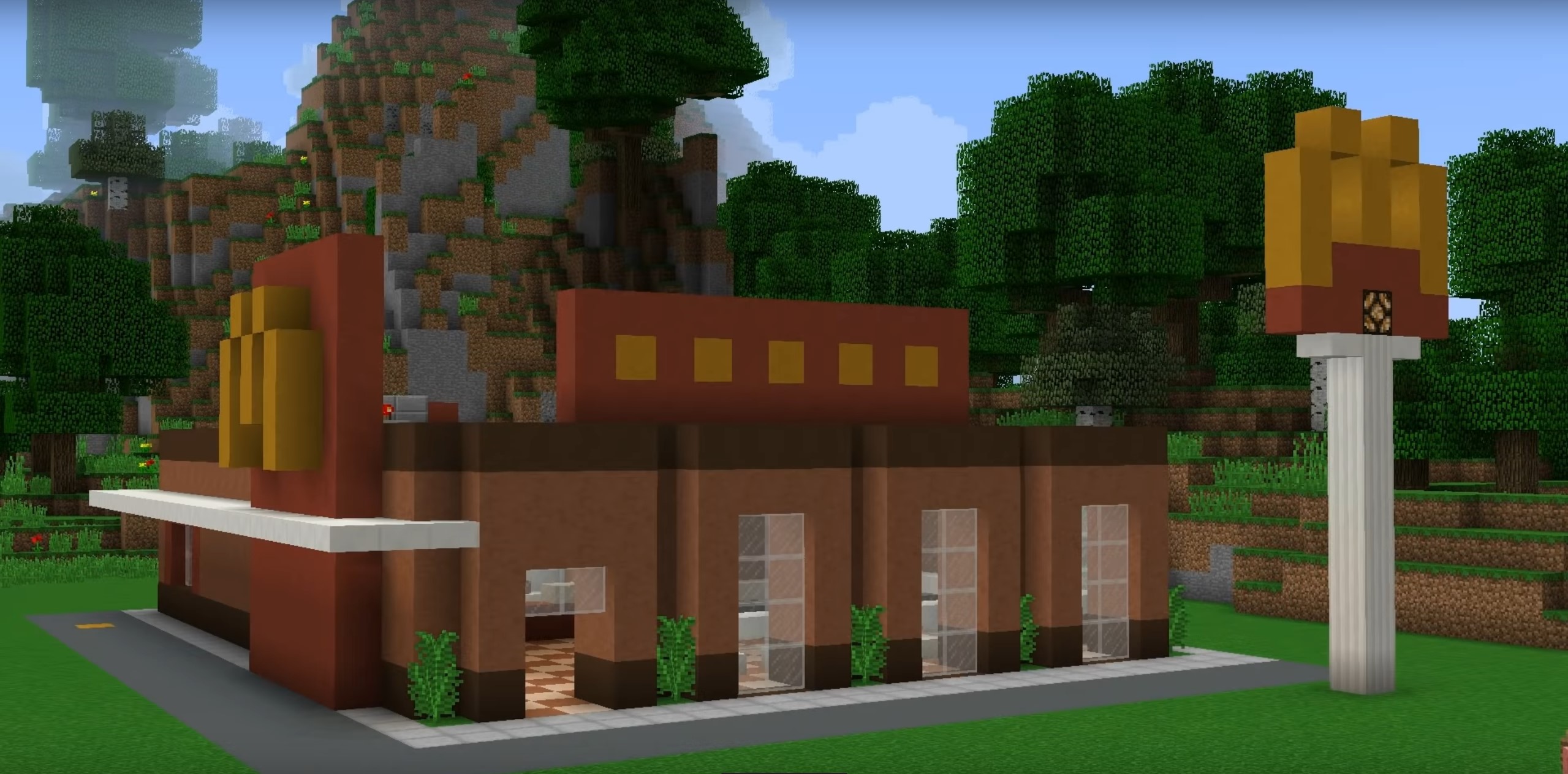 Minecraft McDonald's idea