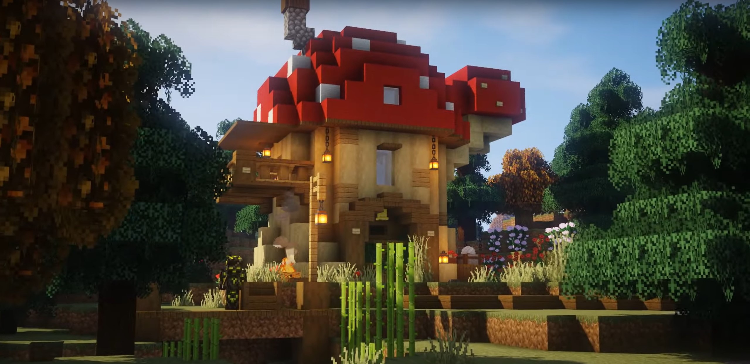 Minecraft Mushroom House idea