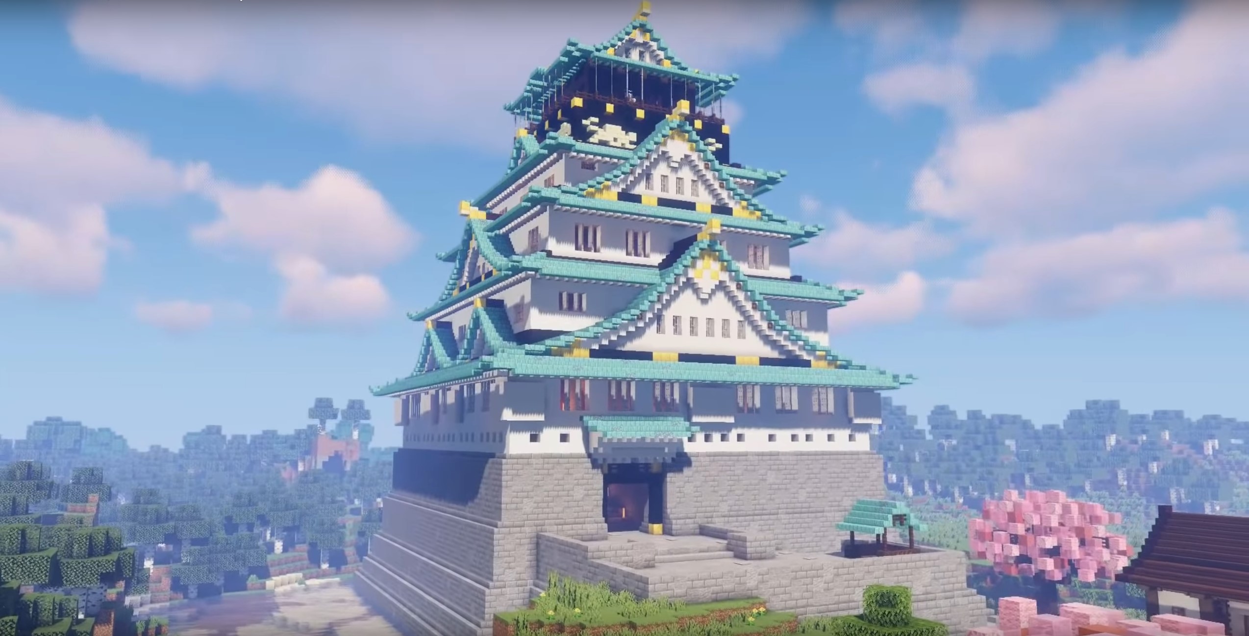 Minecraft Osaka Castle idea
