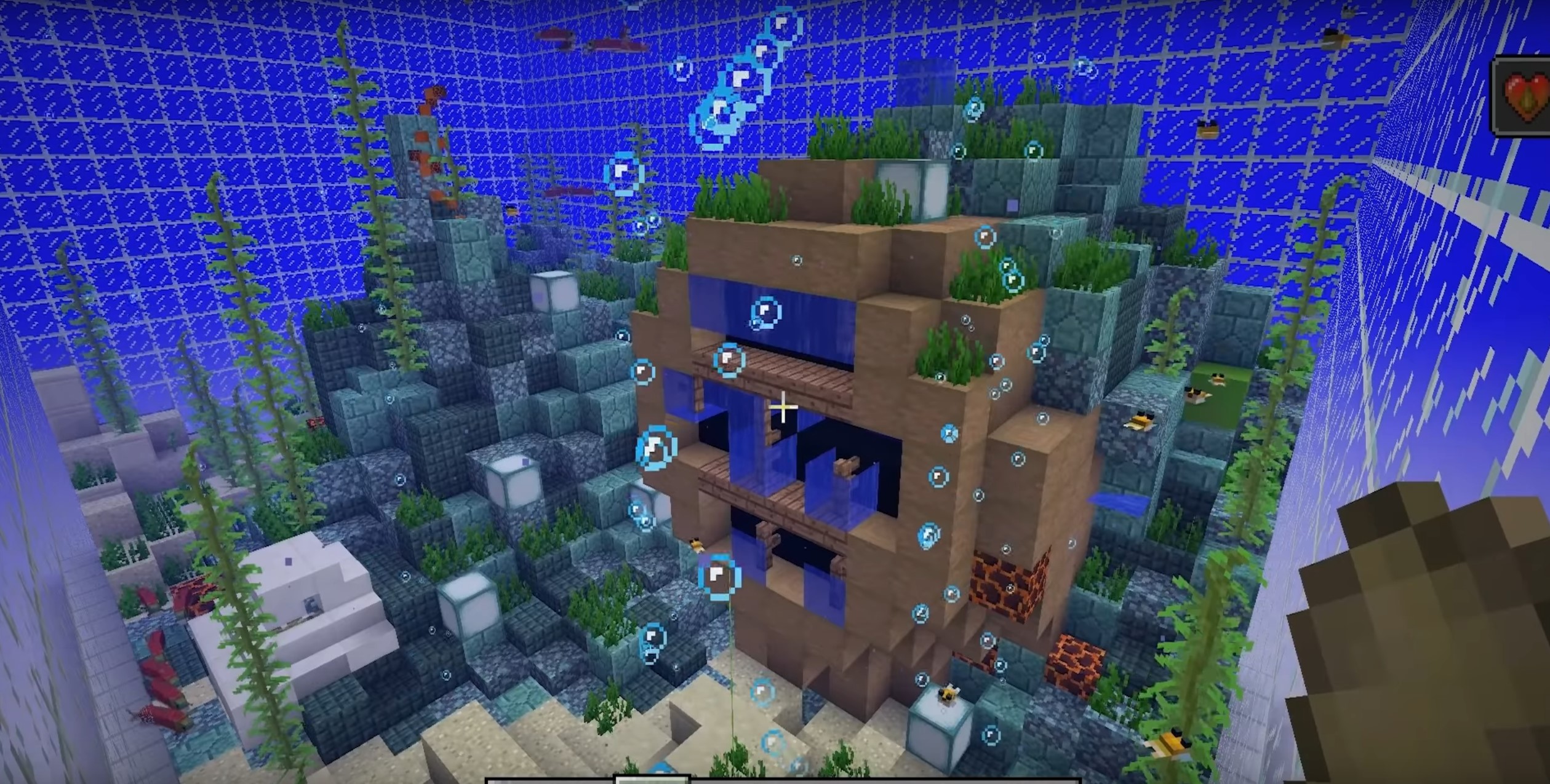 Minecraft Redstone Aquarium idea