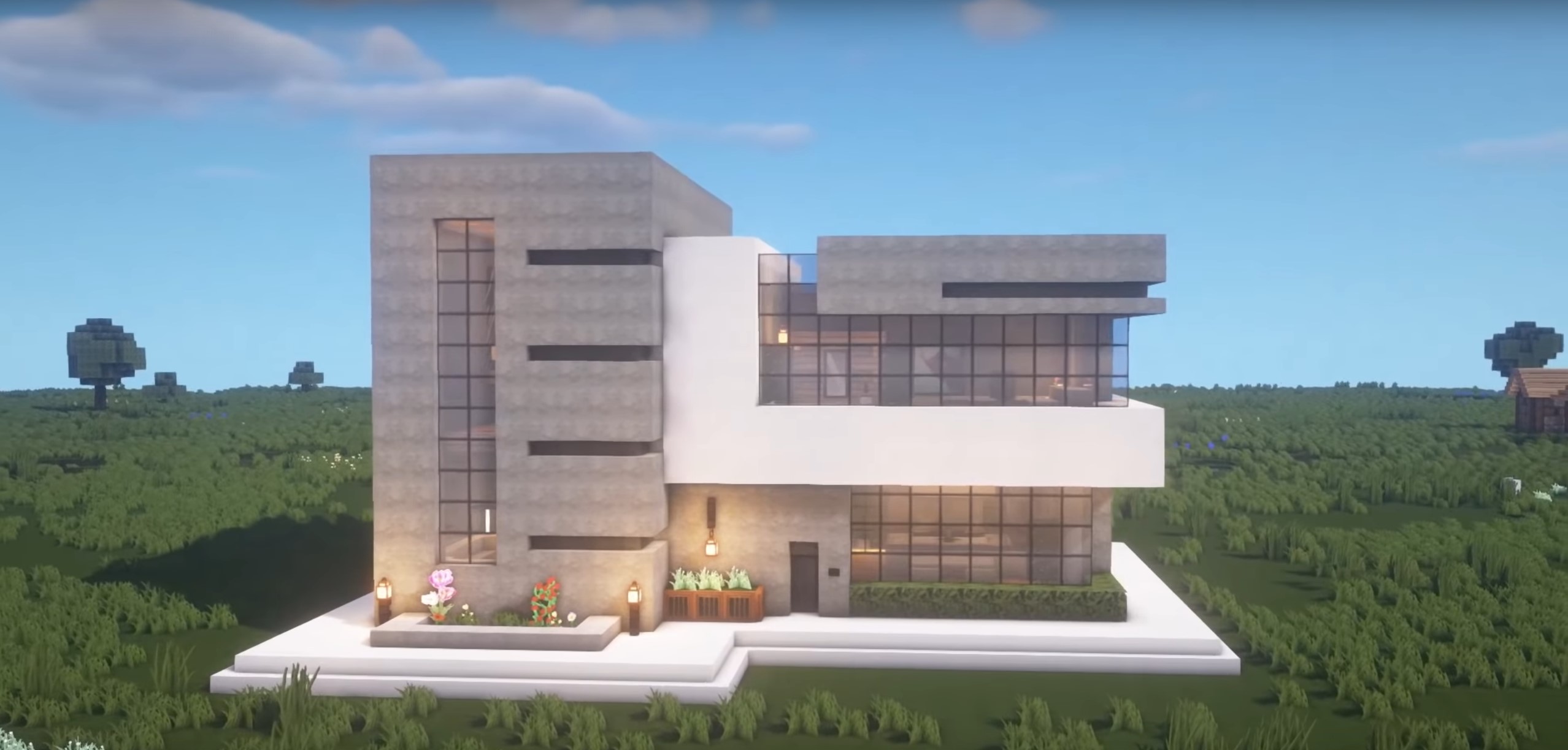 Minecraft Simple Modern House idea