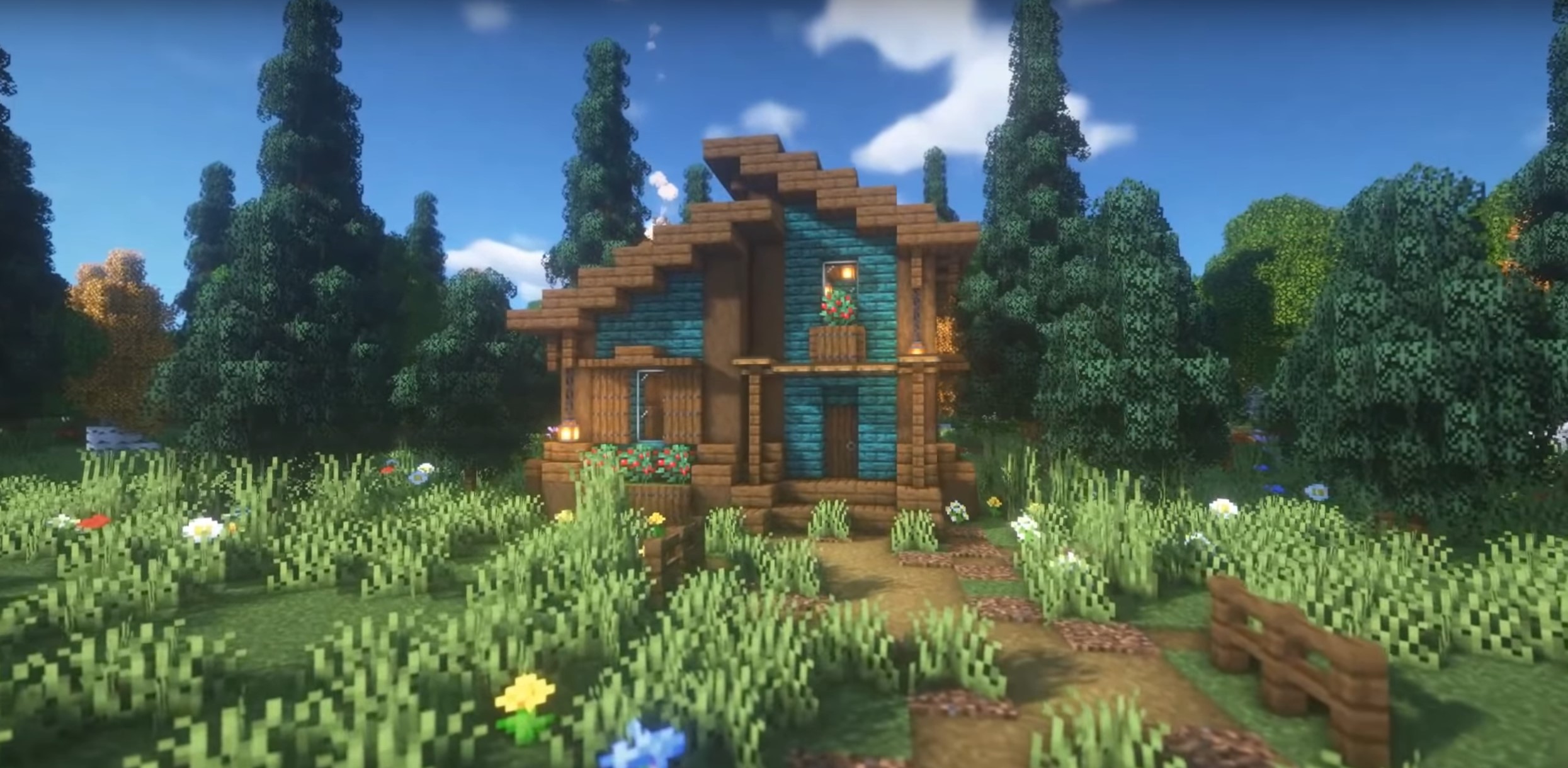 Minecraft Simple Starter House idea