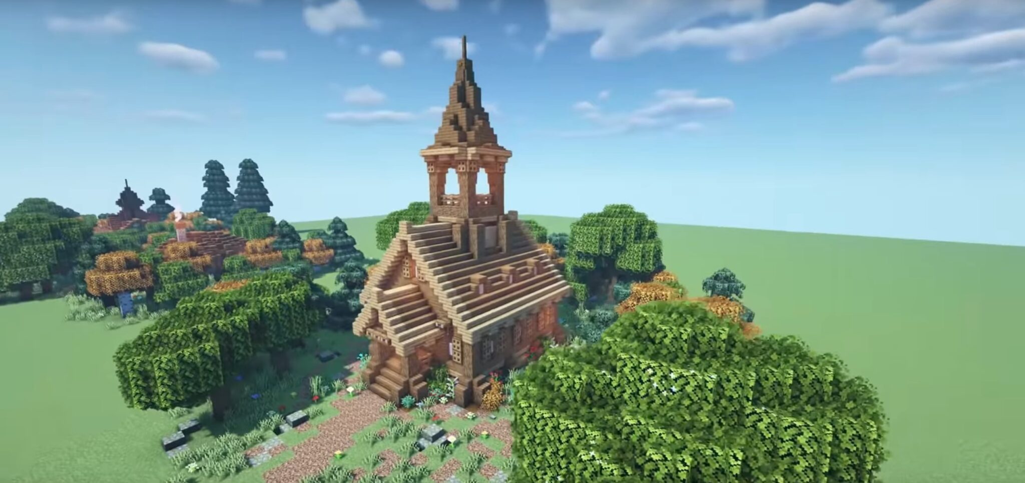 Minecraft Small Church Ideas and Design