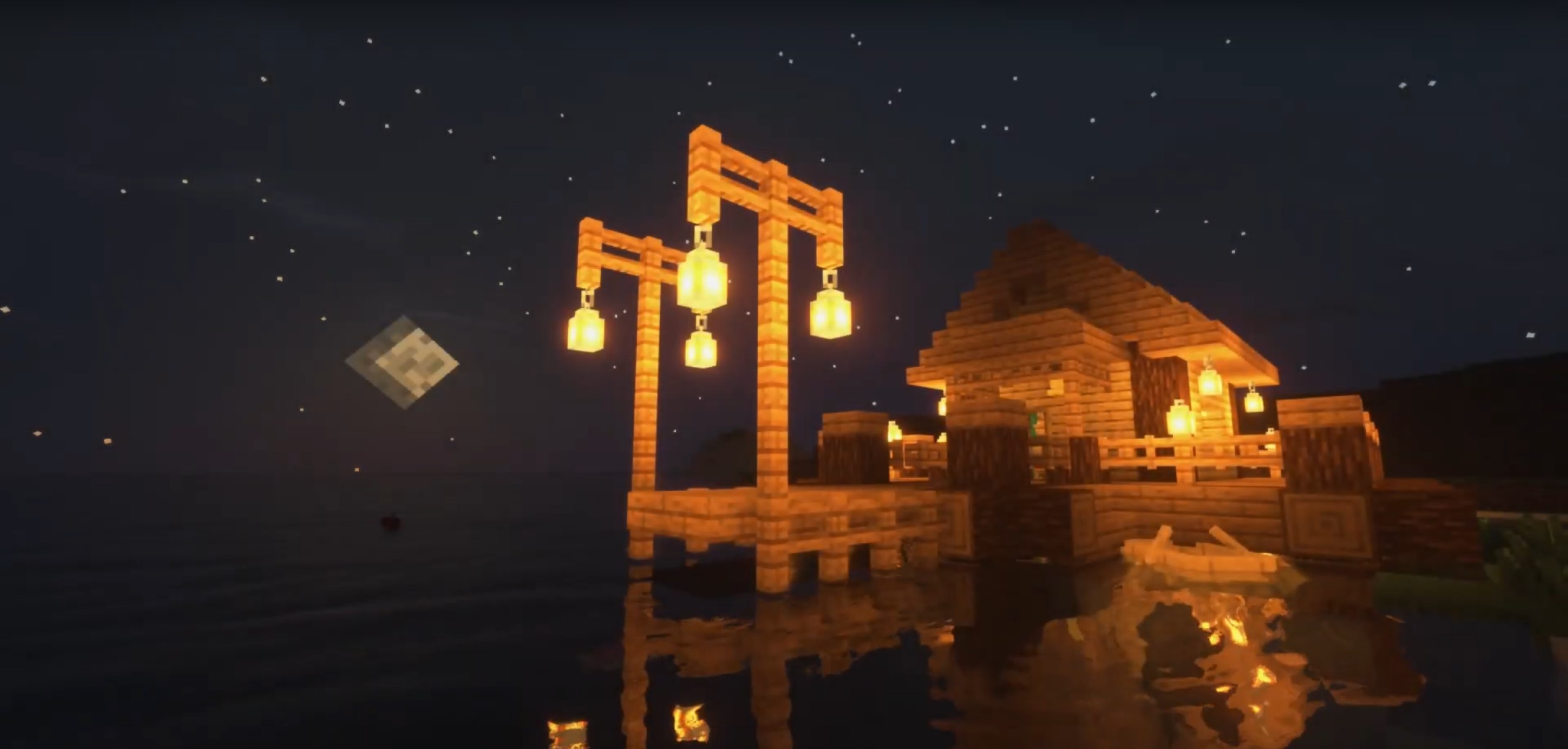Minecraft Small Fishing Hut idea
