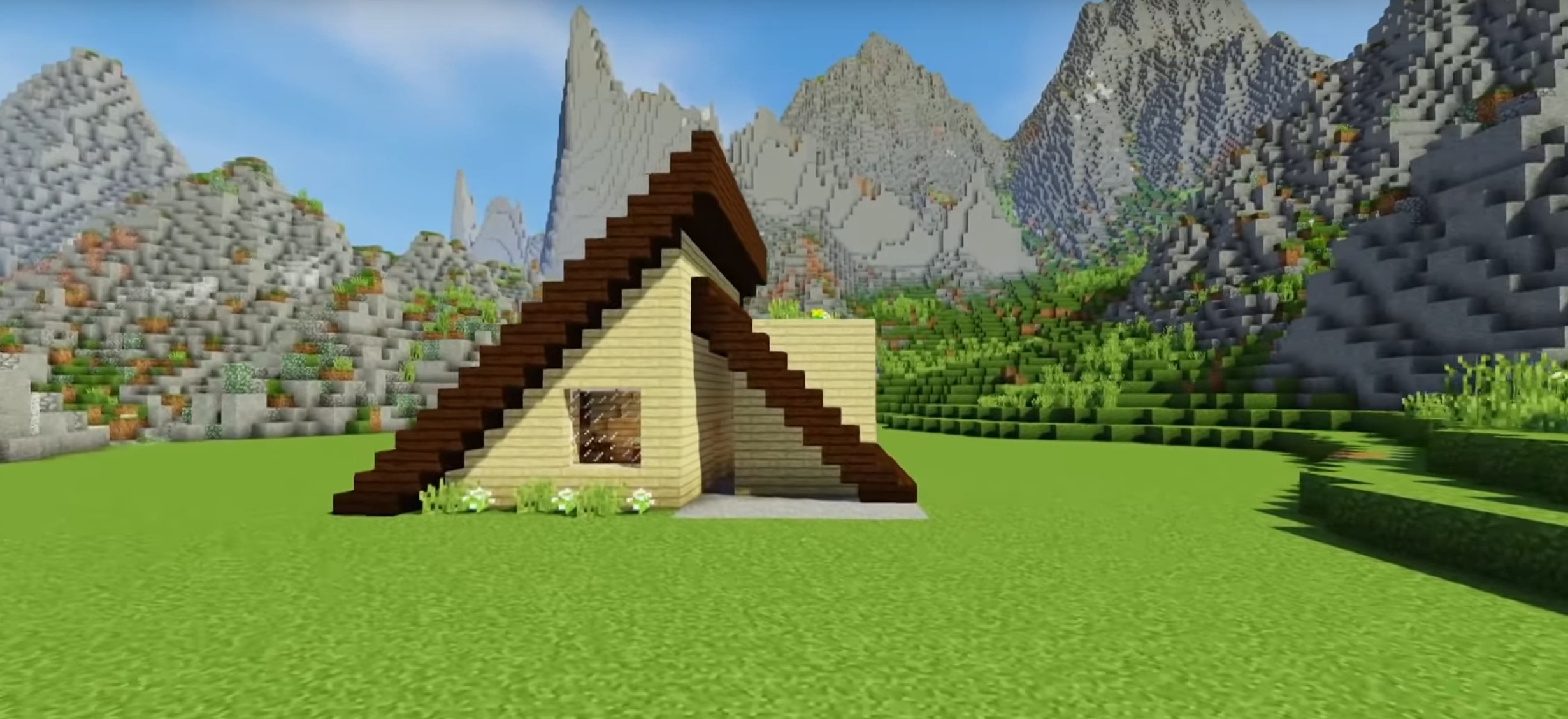 Minecraft  Small Starter Survival House idea