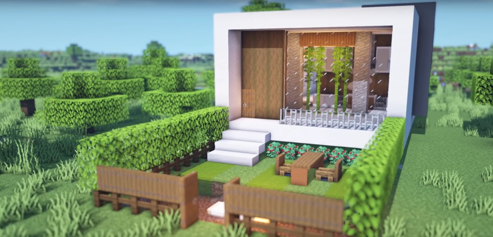 Minecraft Small but Cozy Modern House Ideas and Design