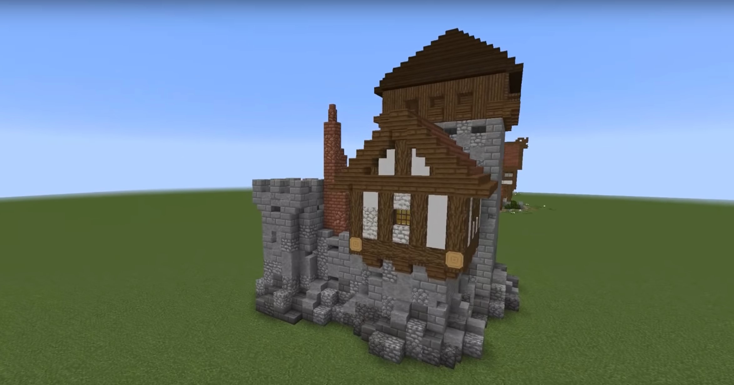 Minecraft Starter Medieval Keep idea