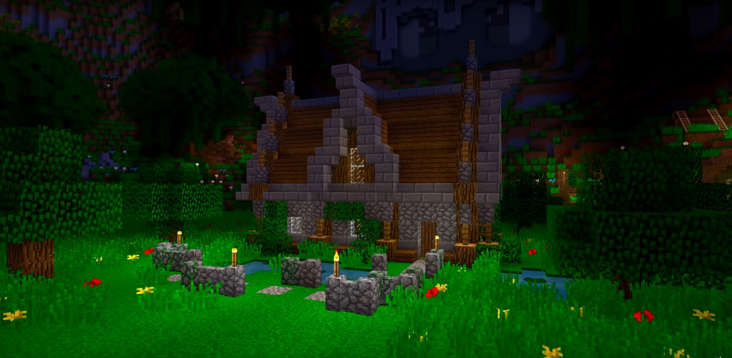 Minecraft Stylish and Compact Medieval House idea