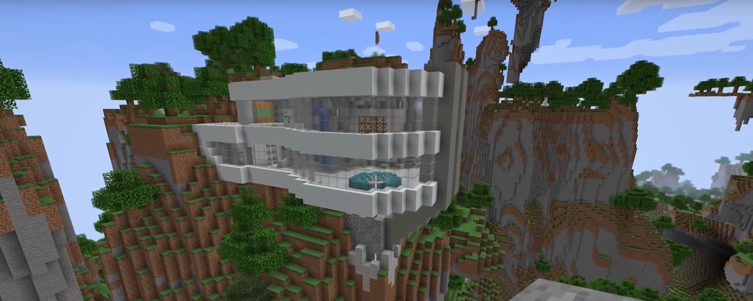 Minecraft Superhero Piston House idea