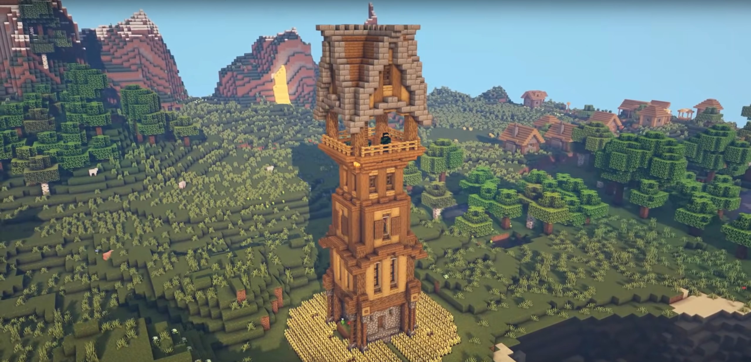 Minecraft Survival Tower Base idea