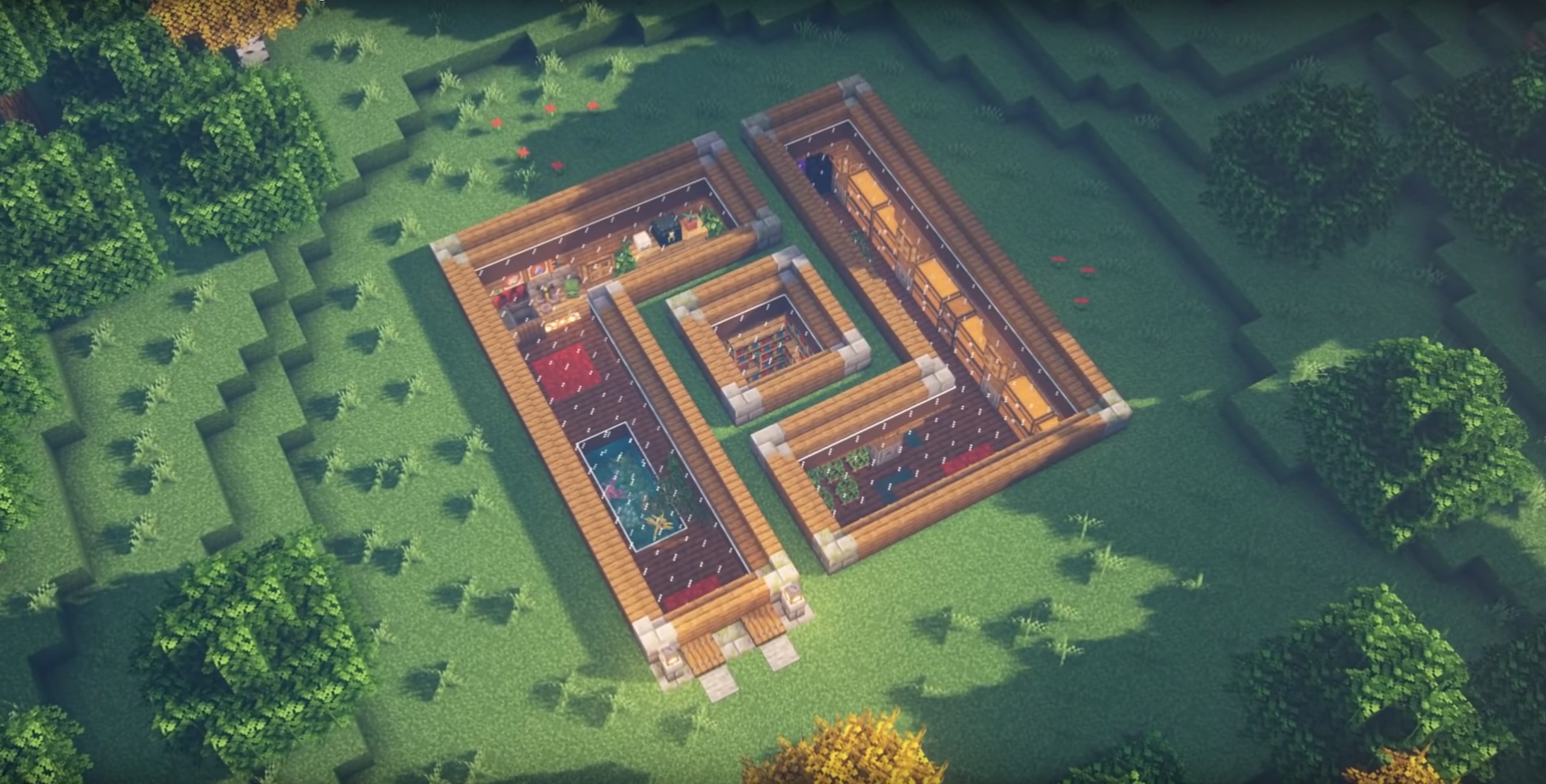 Minecraft Underground Base idea