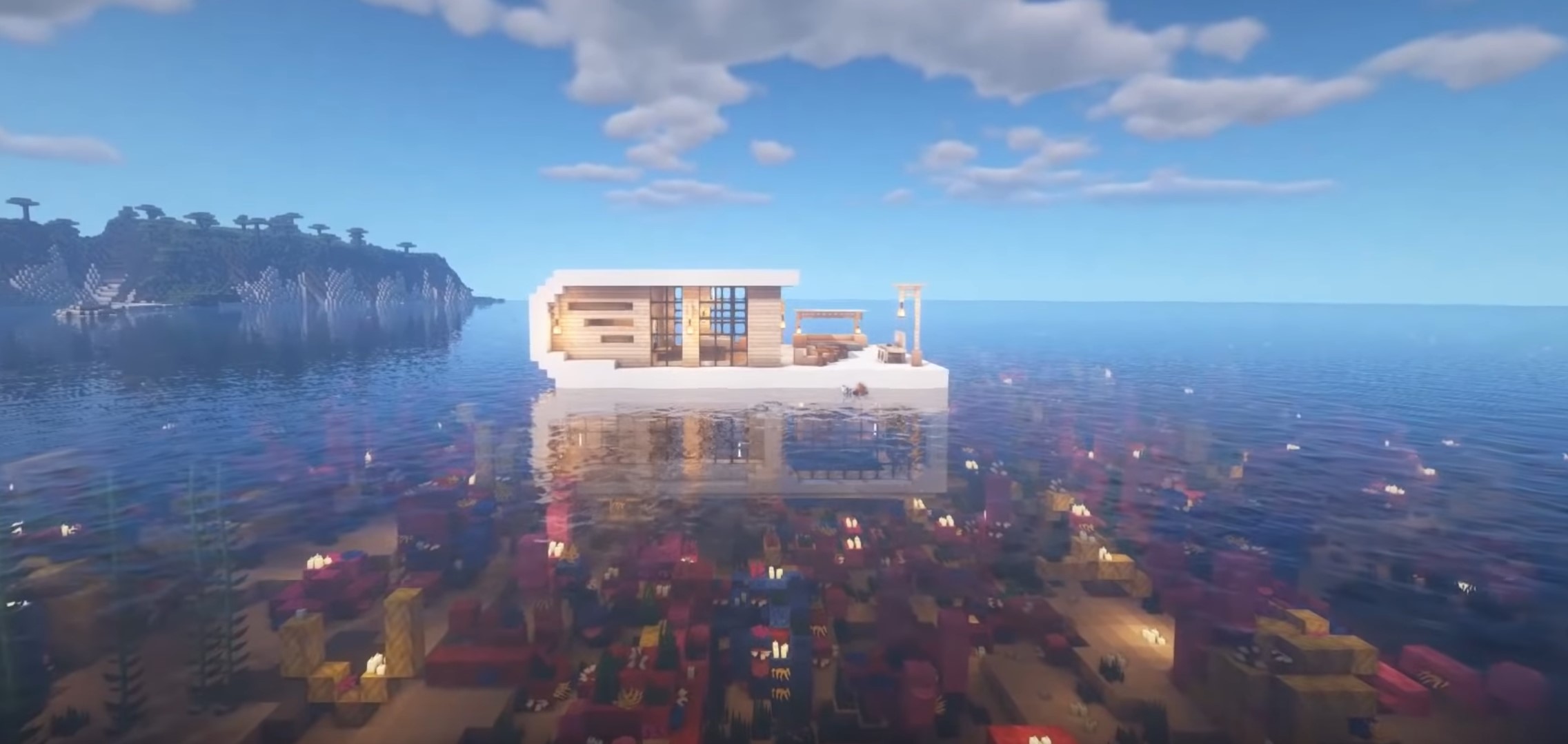 Minecraft Underwater Modern House idea