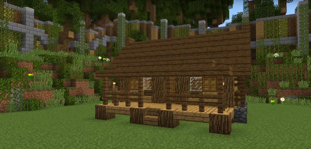 Minecraft Easy Wooden House Ideas and Design