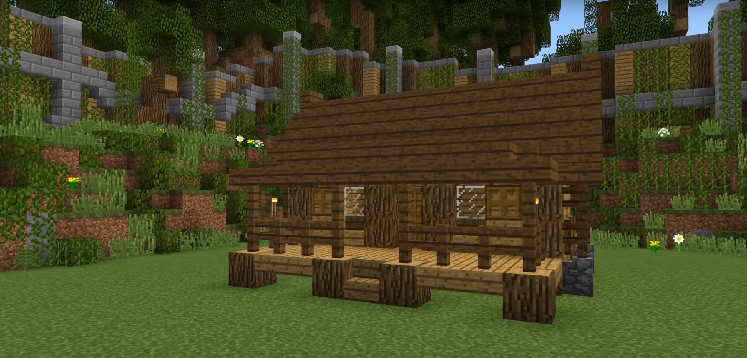 Easy Minecraft Wooden House ideas