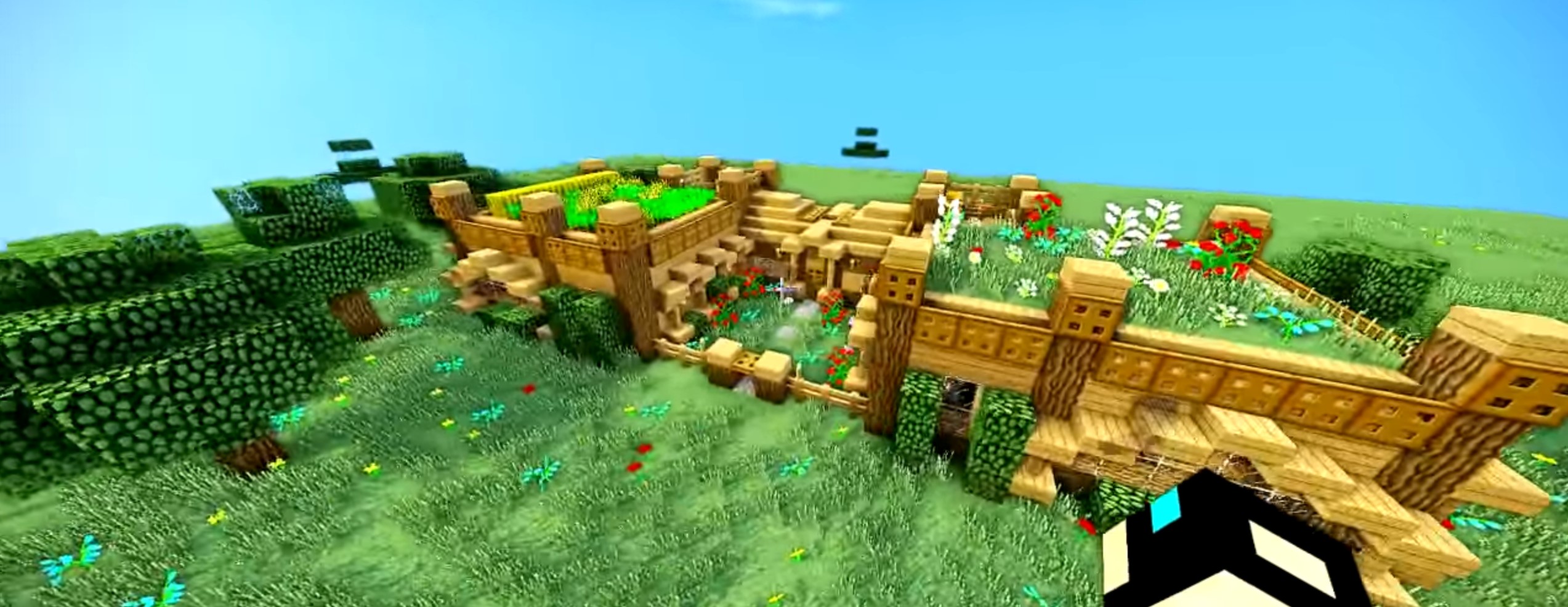 Minecraft Garden Mansion idea