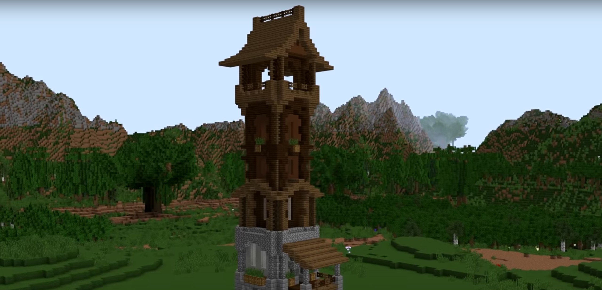 Minecraft Perfect Little Tower idea