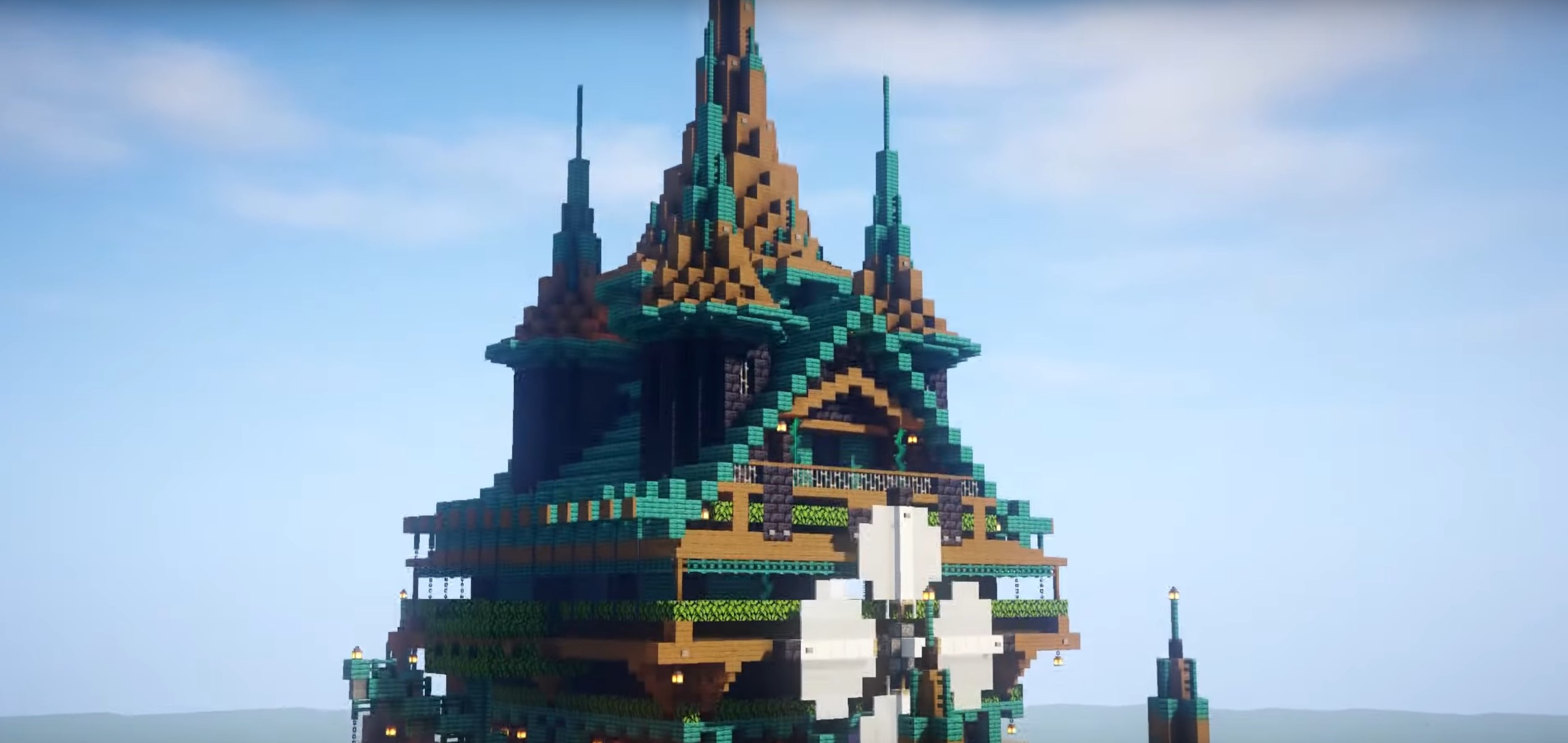 Minecraft Unusual Castle idea