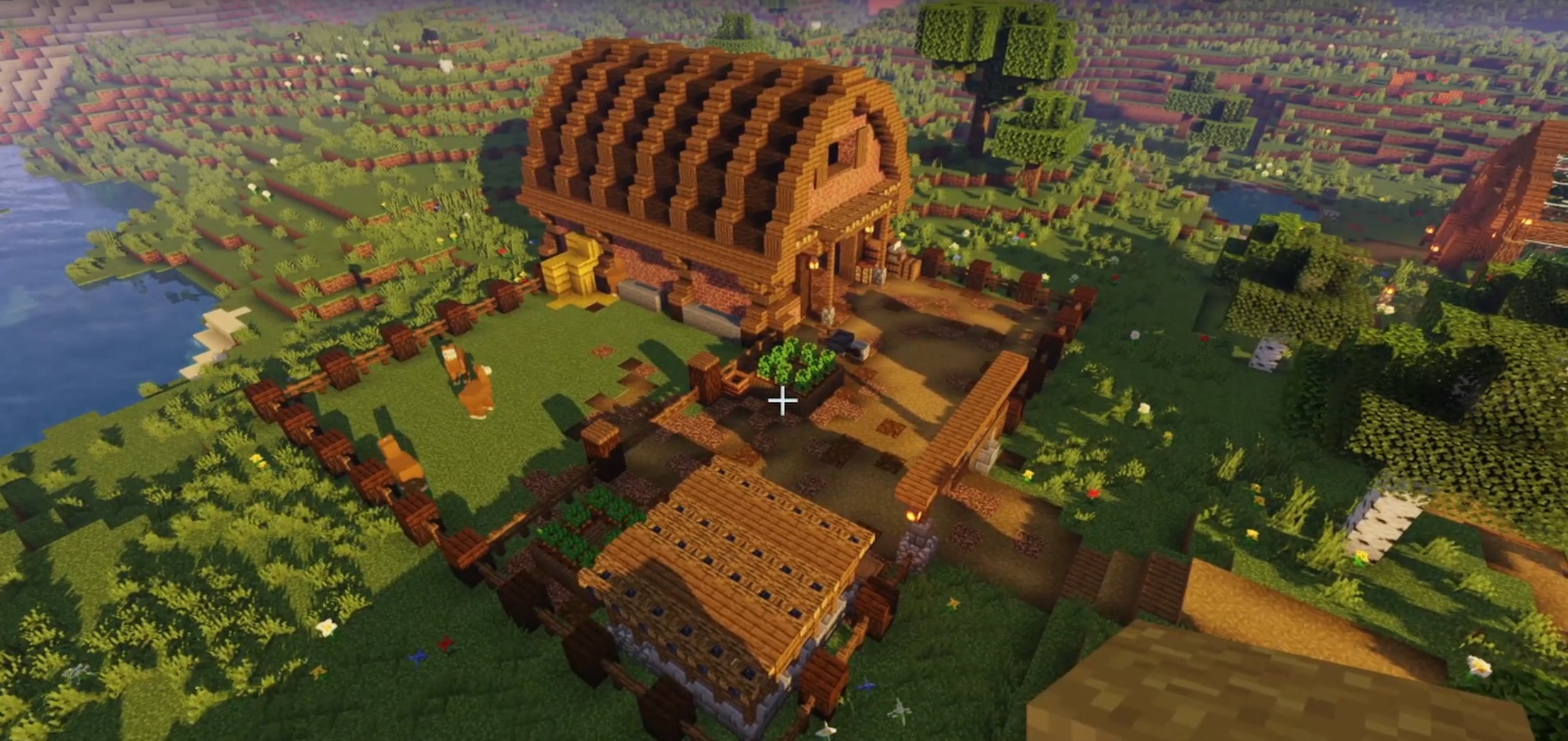Minecraft Aesthetic Animal Barn idea