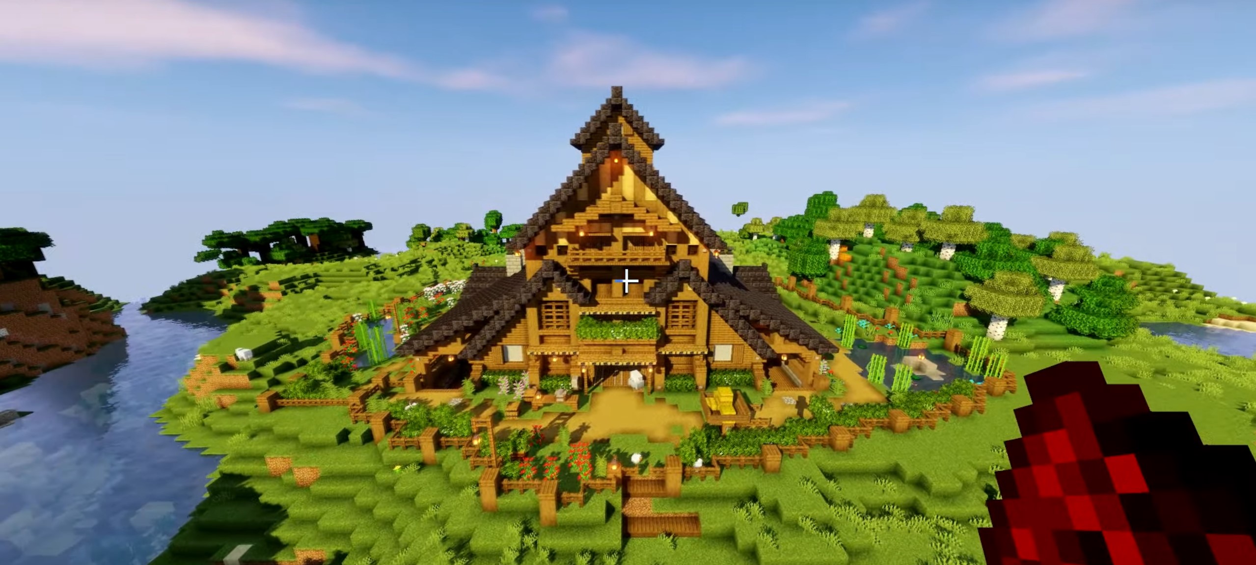 Ultimate Farm Barn minecraft building idea