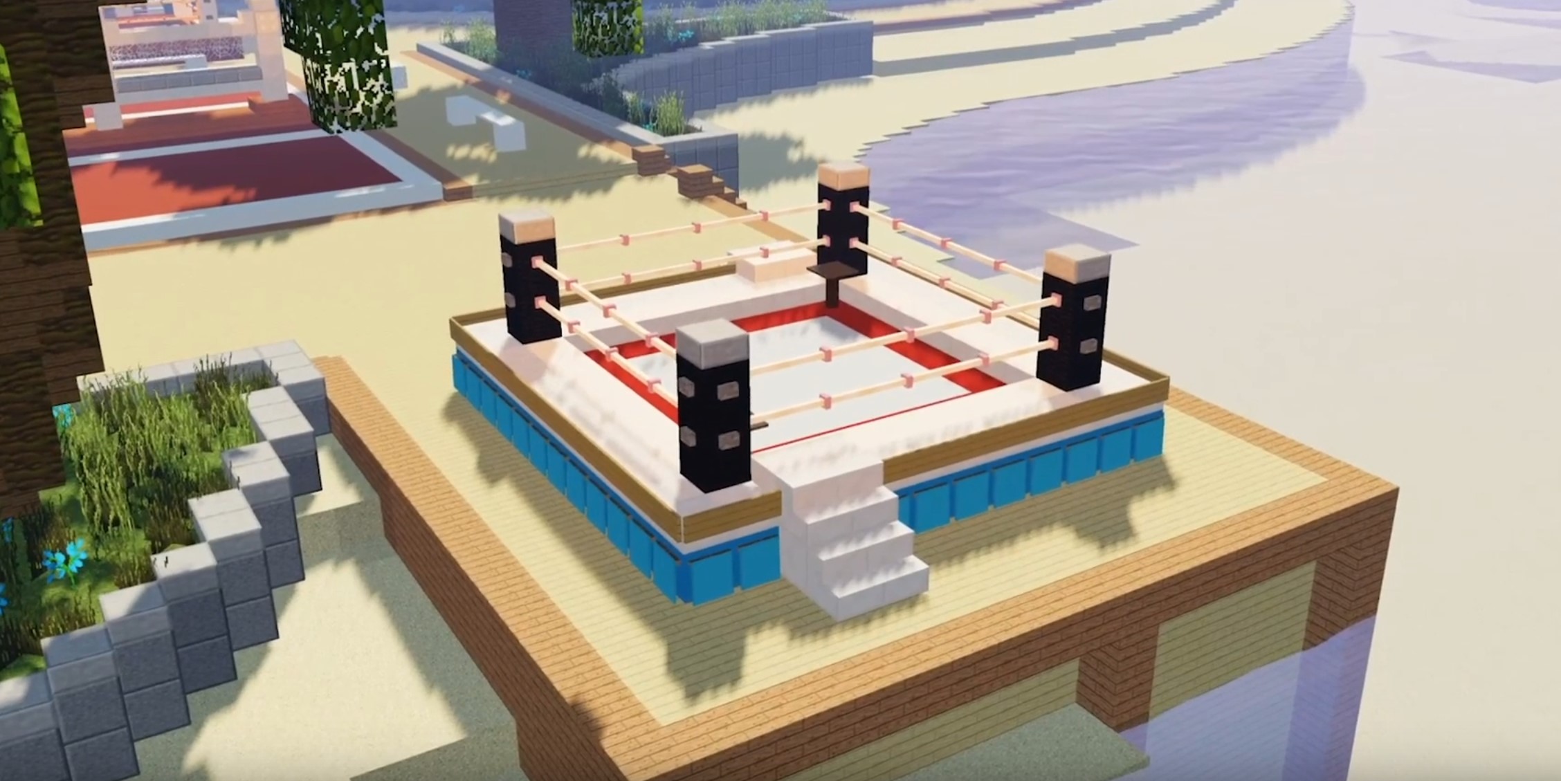 Boxing Ring minecraft building idea
