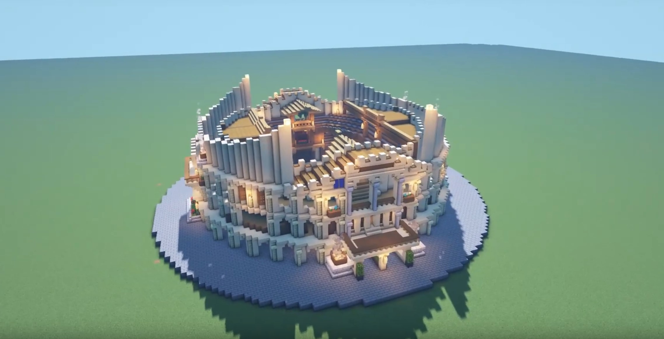 Colosseum minecraft building idea