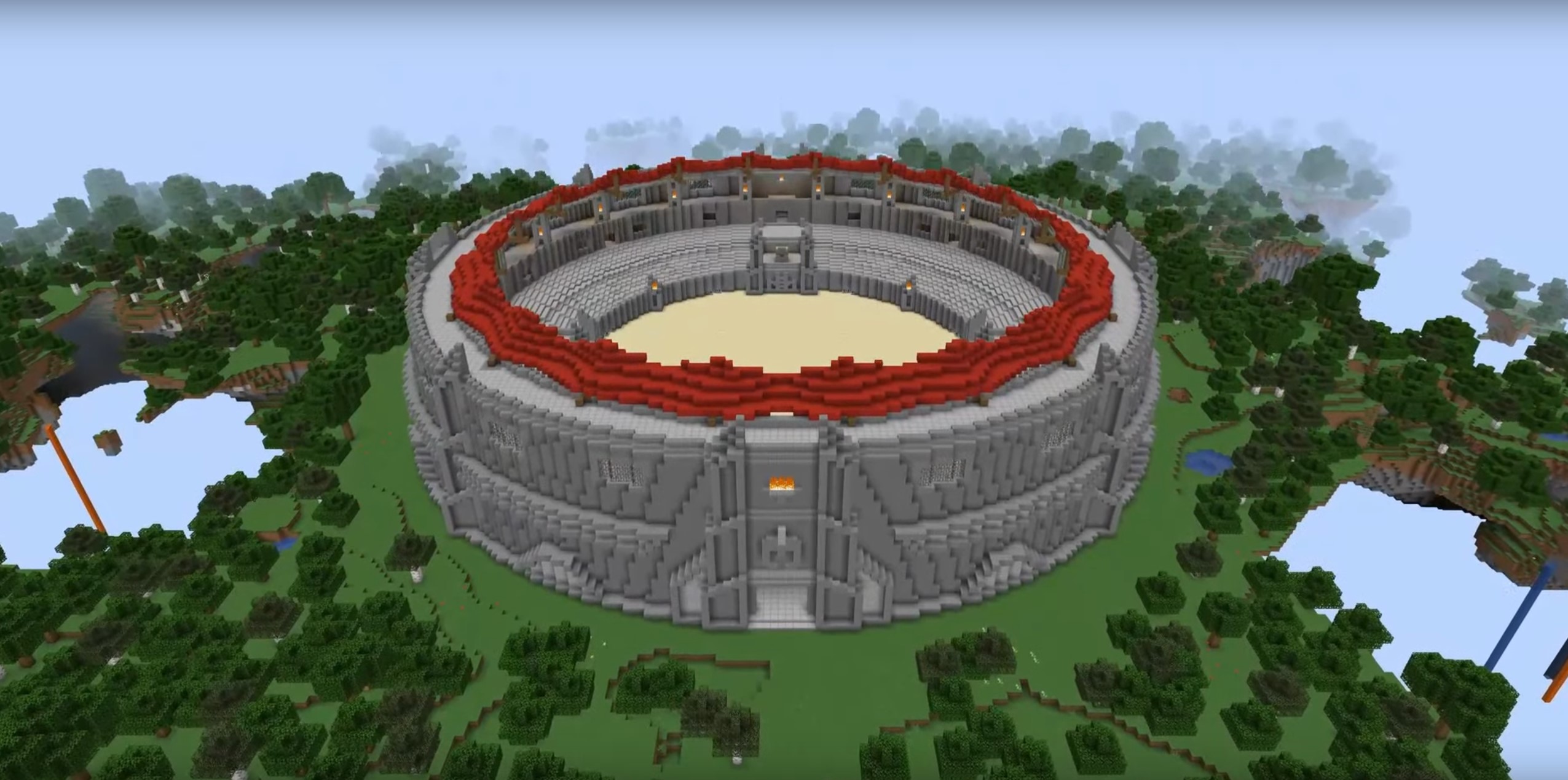 Gladiator Arena minecraft building idea