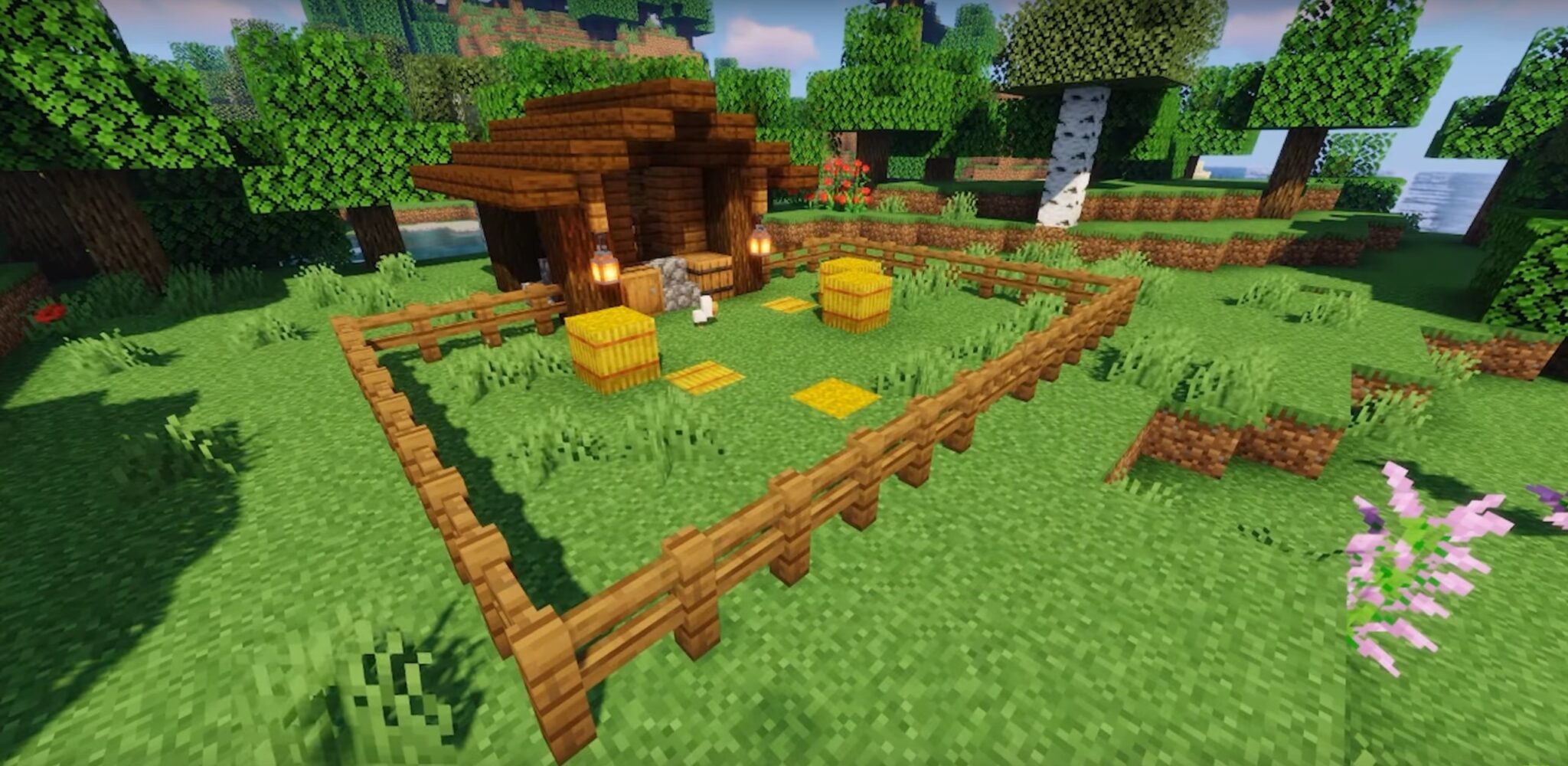 Minecraft Chicken coop Ideas and Design