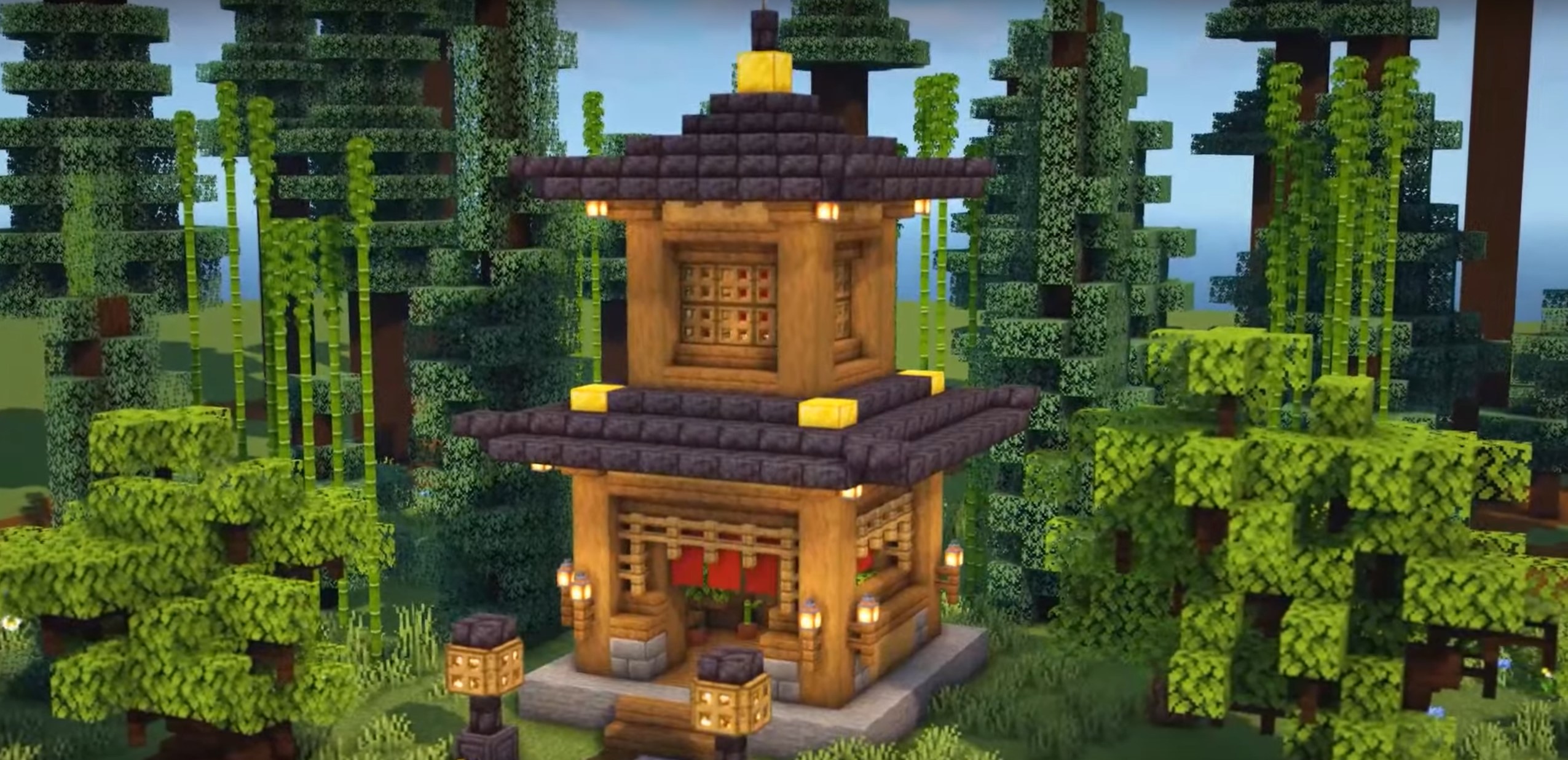 Japanese Shrine minecraft building idea