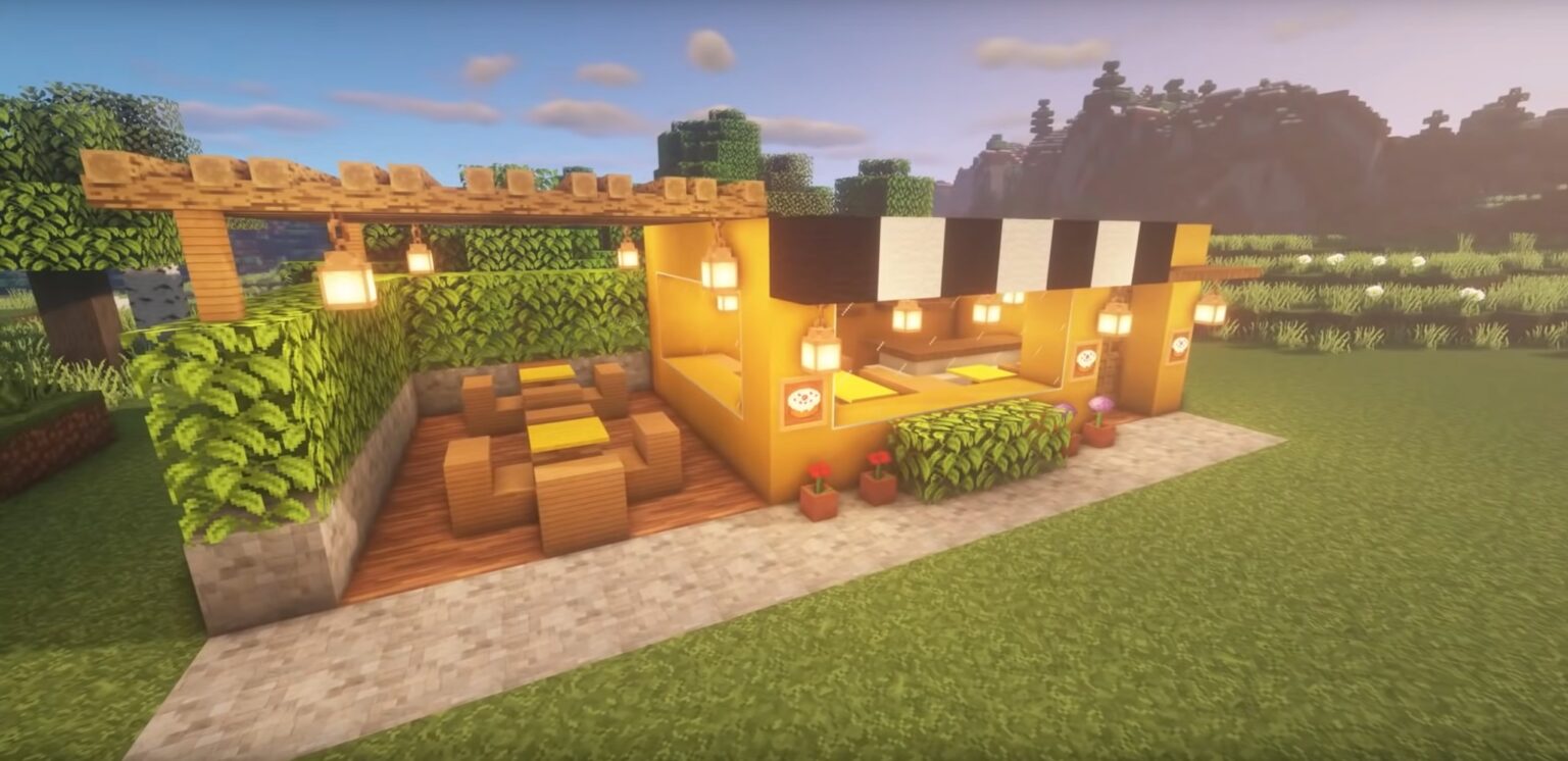 Minecraft Cafe Ideas and Design