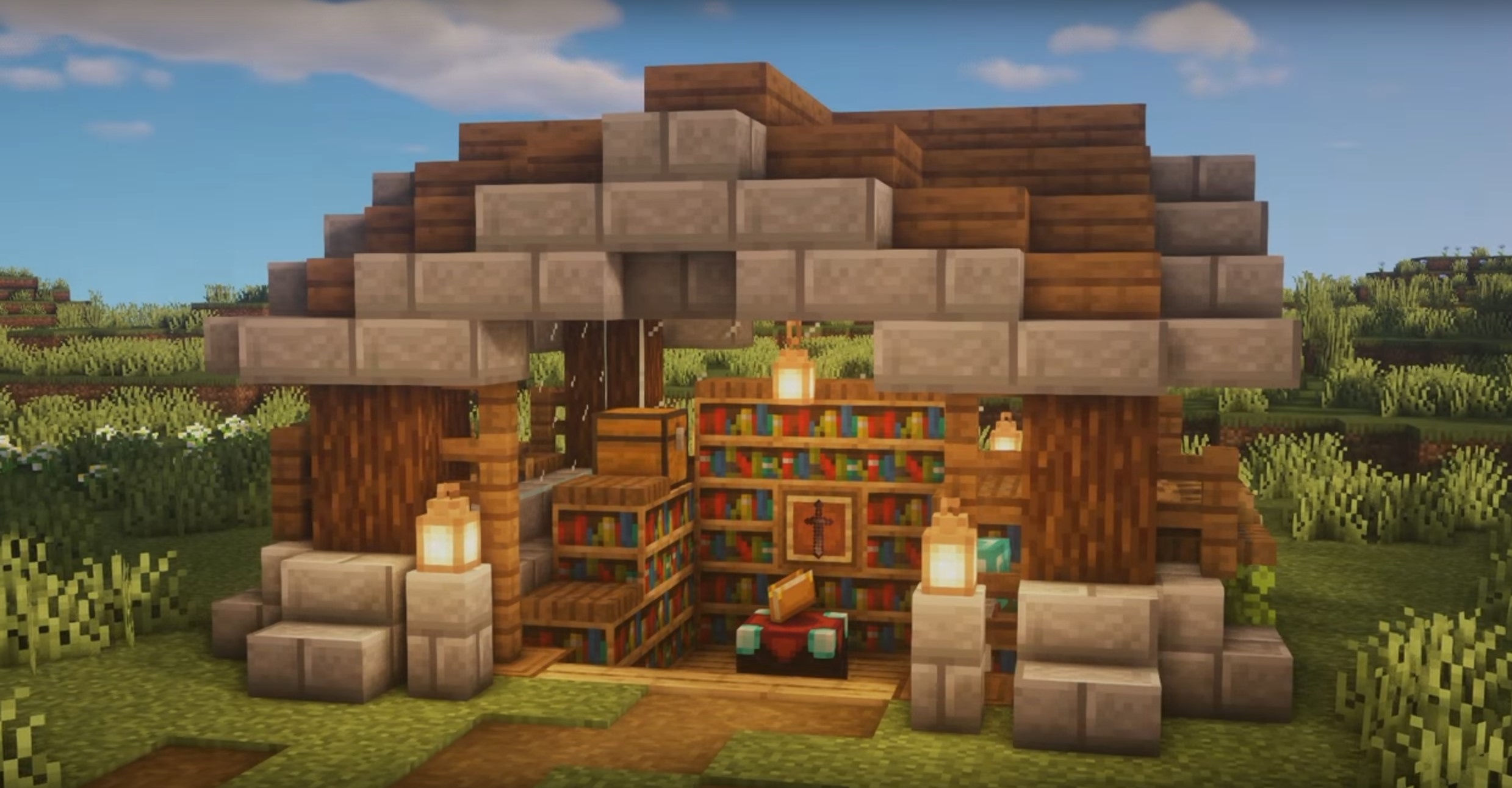 Enchanting House minecraft building idea