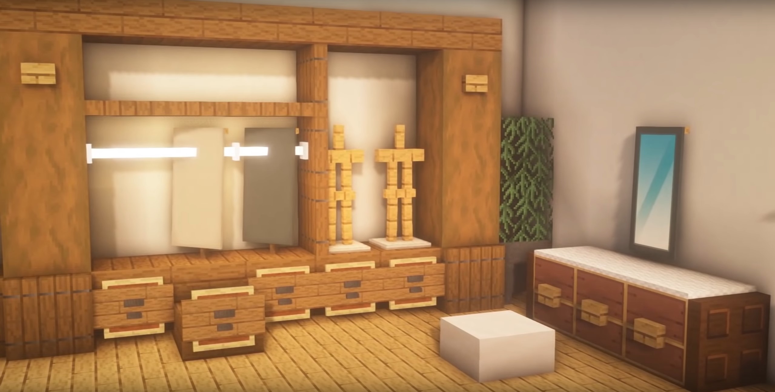 Modern Room minecraft building idea