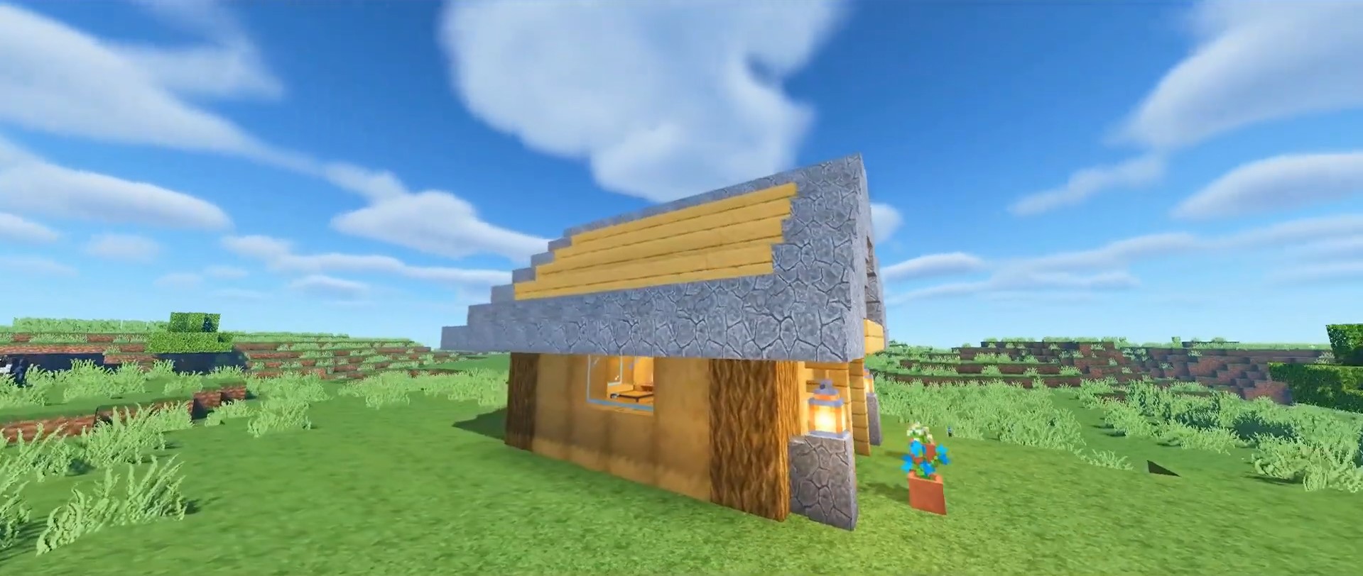Survival Starter House minecraft building idea