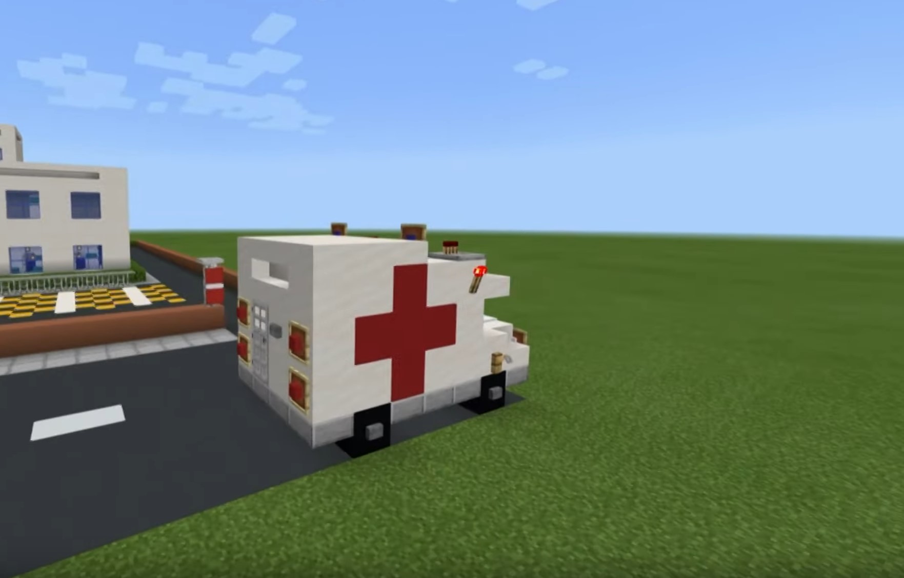 Ambulance minecraft building idea