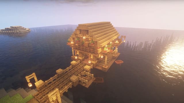 Beach House with Dock